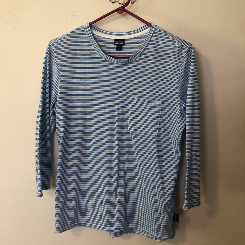 Patagonia Striped Pocket Tee